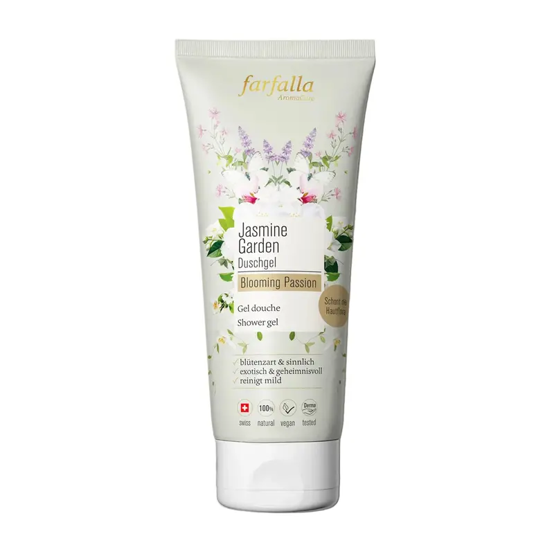 Gel de duș cu floare de iasomie, 200ml Farfalla