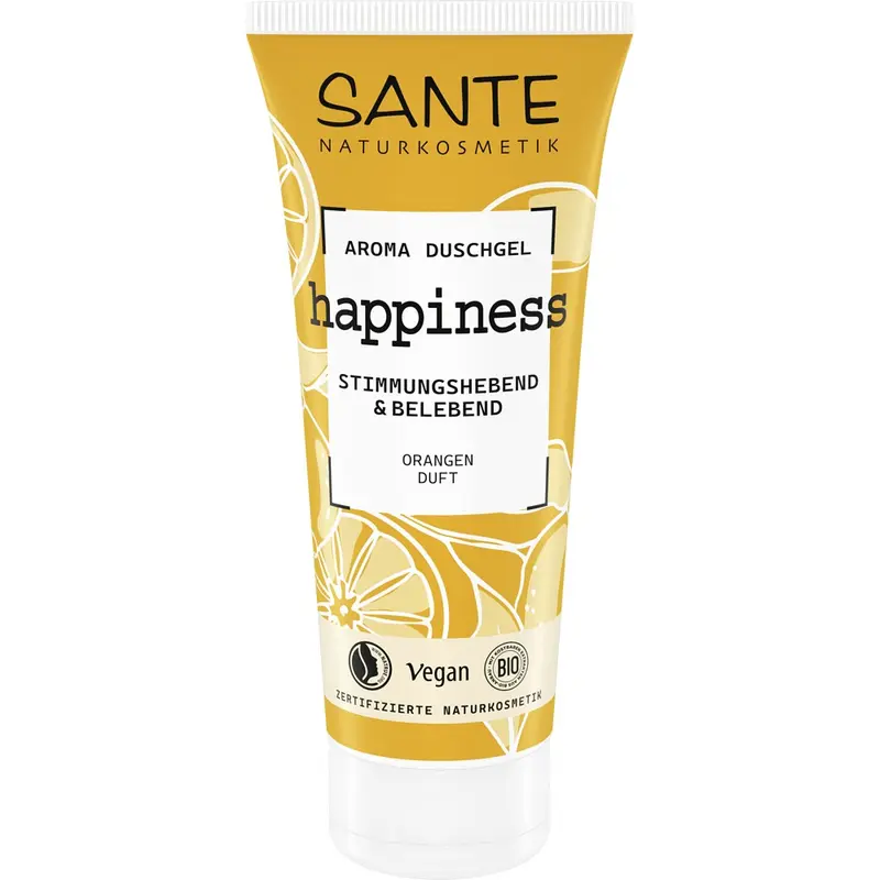 Gel de dus Happiness cu portocala, 200ml | Sante