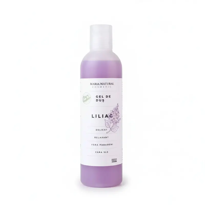 Gel de duș natural, delicat cu liliac