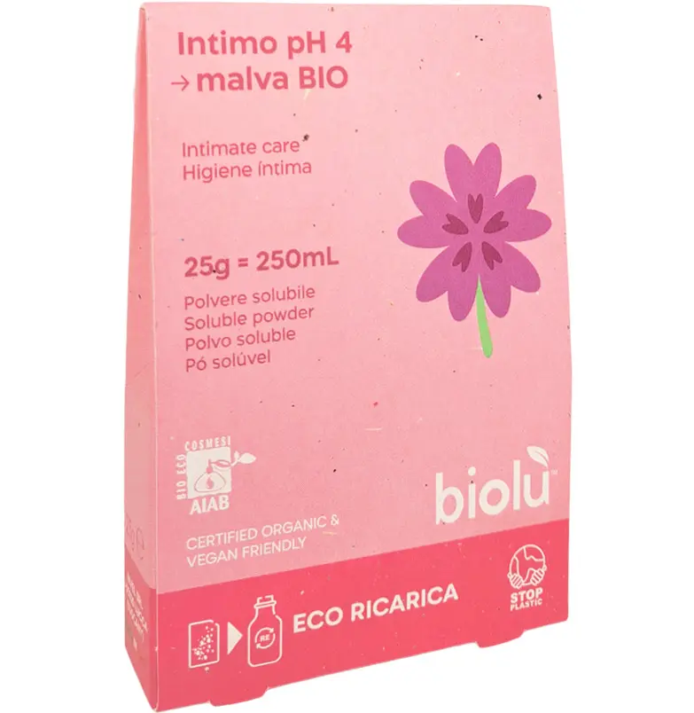 GEL ECOLOGIC PENTRU IGIENA INTIMA CU NALBA PUDRA ECO-REFILL 25G