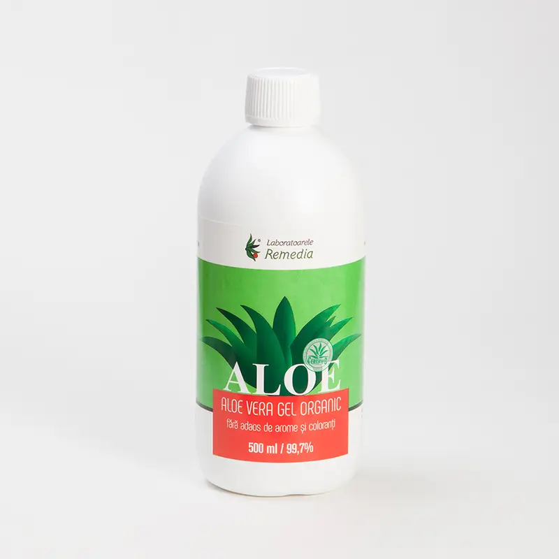 Gel natural de aloe vera de băut 500 ml – Remedia