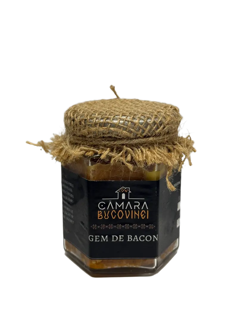 Gem de bacon – 200 g | dulce-sărat, afumat și irezistibil