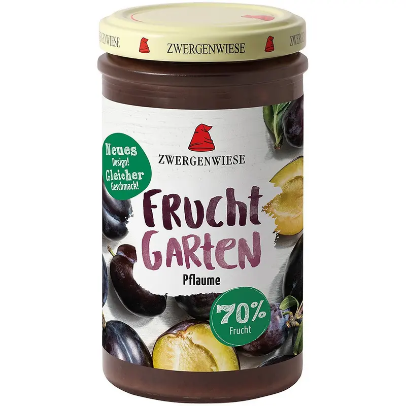 Gem de prune indulcit cu nectar de agave, 225g