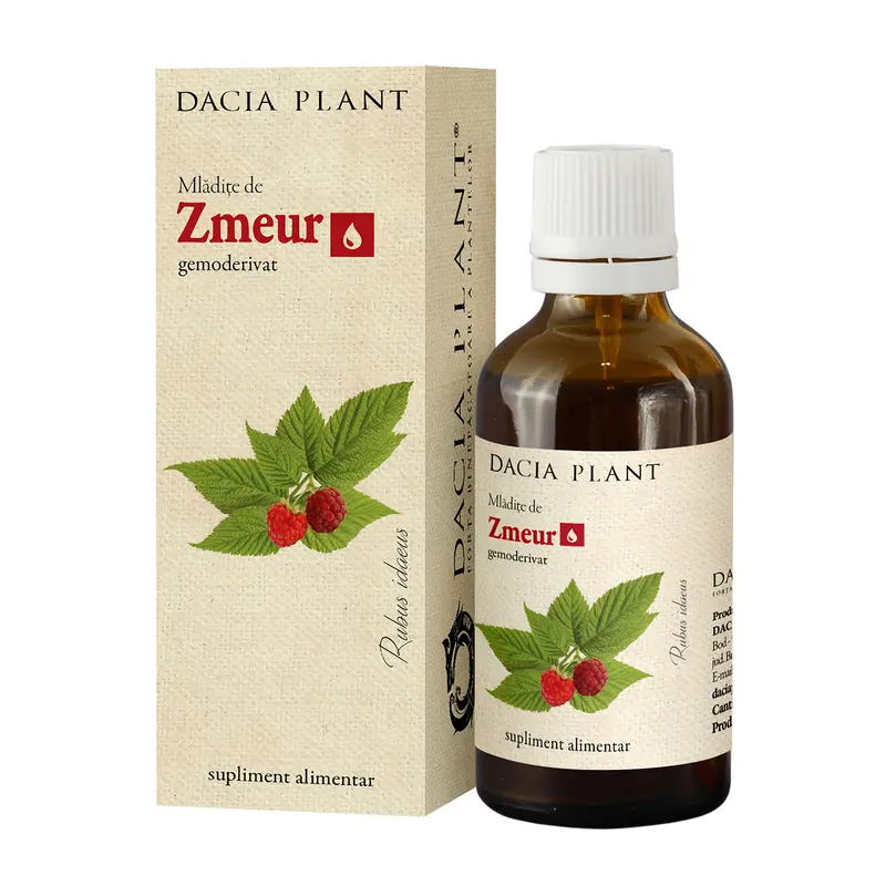 Gemoderivat din mlădițe de zmeur 50 ml – Dacia Plant