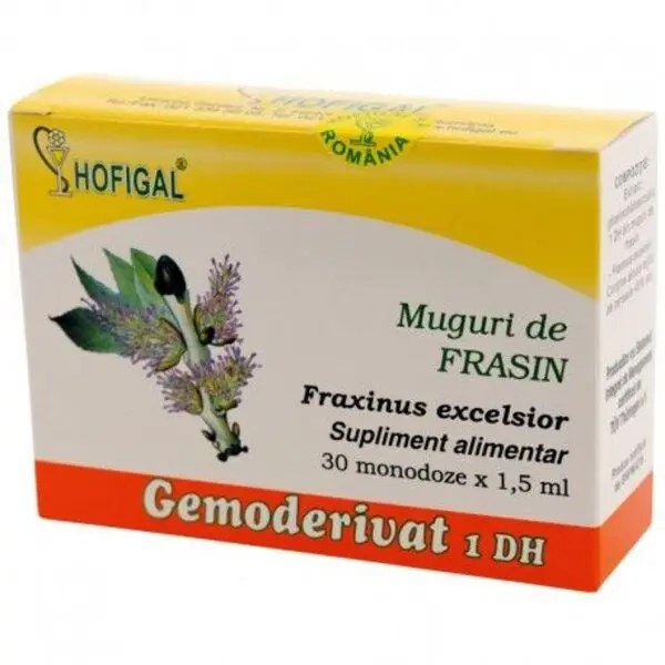 Gemoderivat din muguri de frasin 30 monodoze x 1.5ml Hofigal