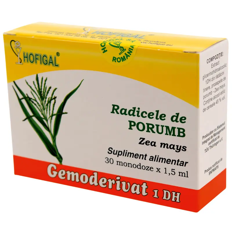 Gemoderivat radicele de porumb 30 monodoze x 1,5 ml – Hofigal