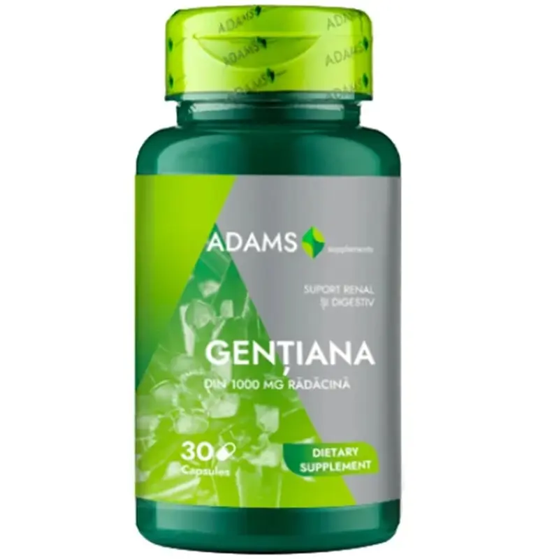 Gentiana 1000 mg 30 capsule vegetale – Adams Vision