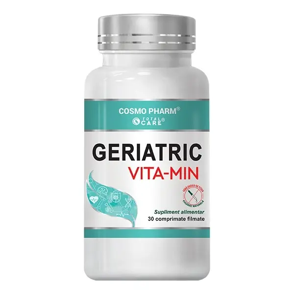 Geriatric Vita-Min 30 comprimate filmate – Cosmo Pharm