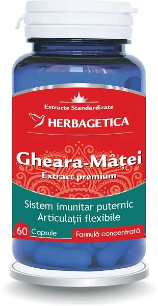 Gheara-mâței Extract Standardizat 60 capsule – Herbagetica