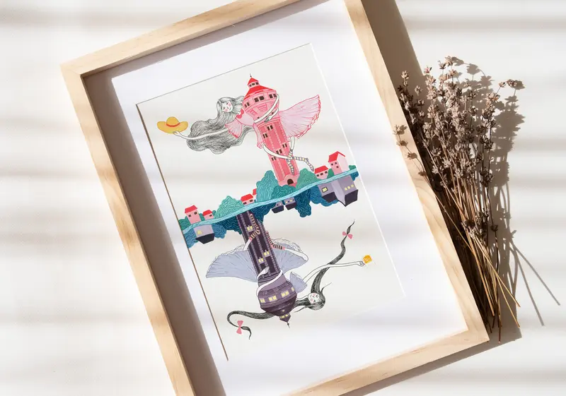 Giclée Fine Art Print - "Turnurile de apă"