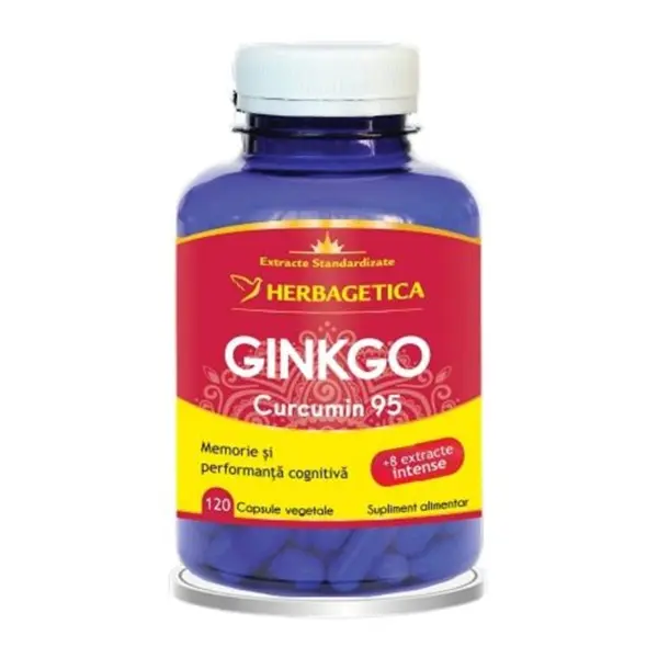 Ginkgo Curcumin95 120 capsule – Herbagetica