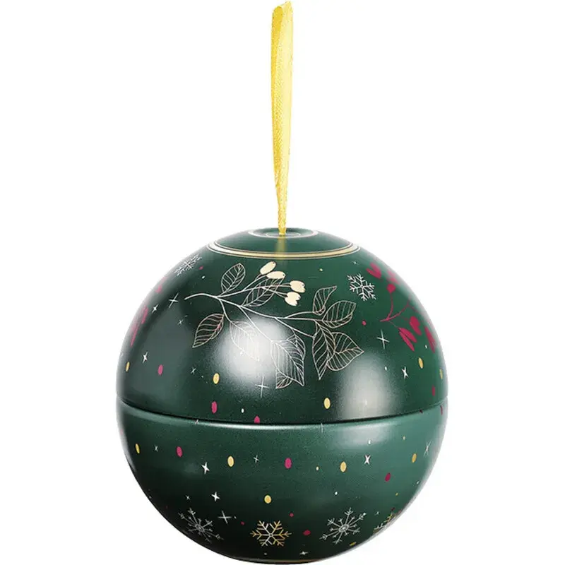 Glob metalic verde mare umplut cu ciocolata (trufe, praline, tablete)