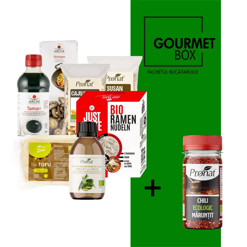 Gourmet Box - Ramen Bio rapid cu Tofu si Ciuperci Shiitake
