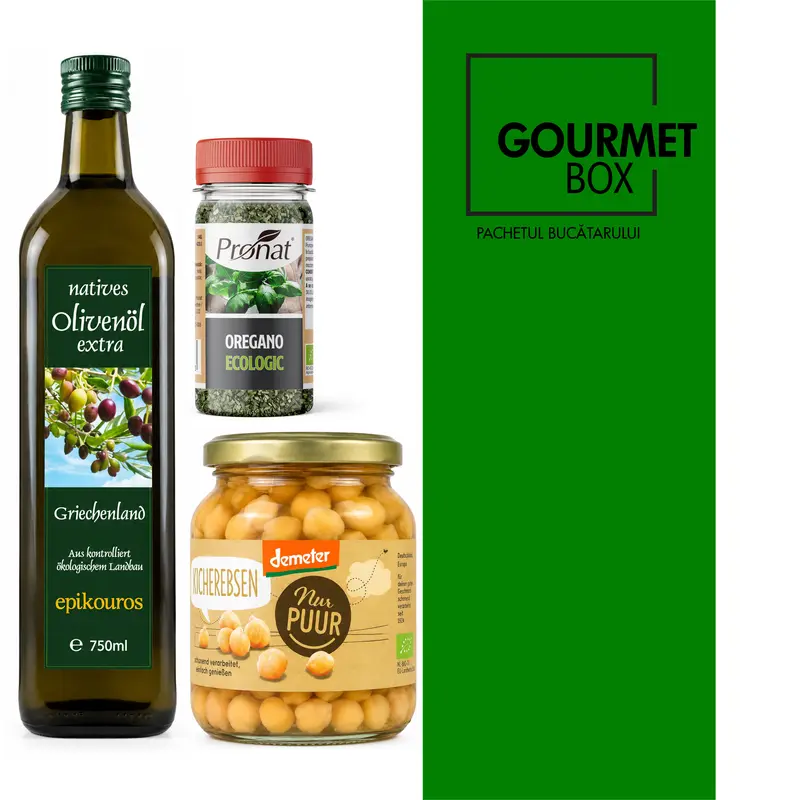 Gourmet Box - Tavă cu năut, feta și roșii