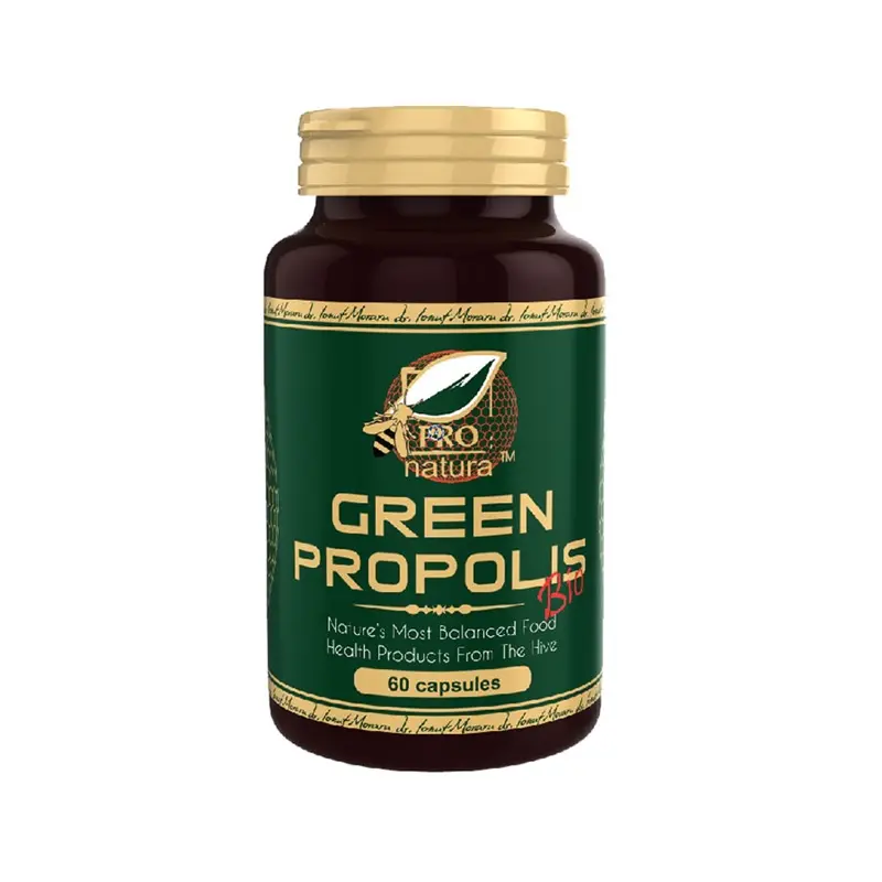 Green Propolis 60 capsule – Medica - Folosit tradițional