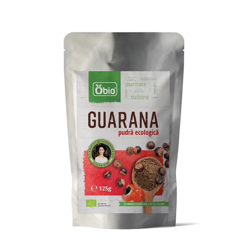 GUARANA PULBERE RAW BIO 125G