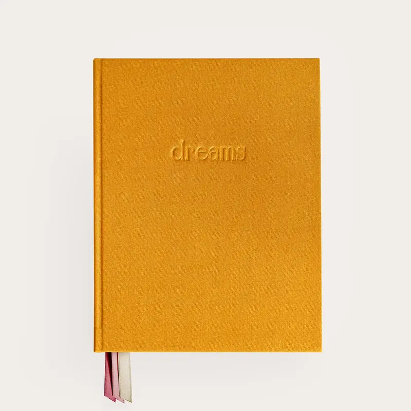 Handbound Journal - DREAMS - Mustard