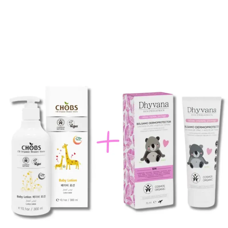 Health Box Lotiune Corp pentru Copii 200ml Chobs + Balsam Eco Dermoprotector 75ml Dhyvana