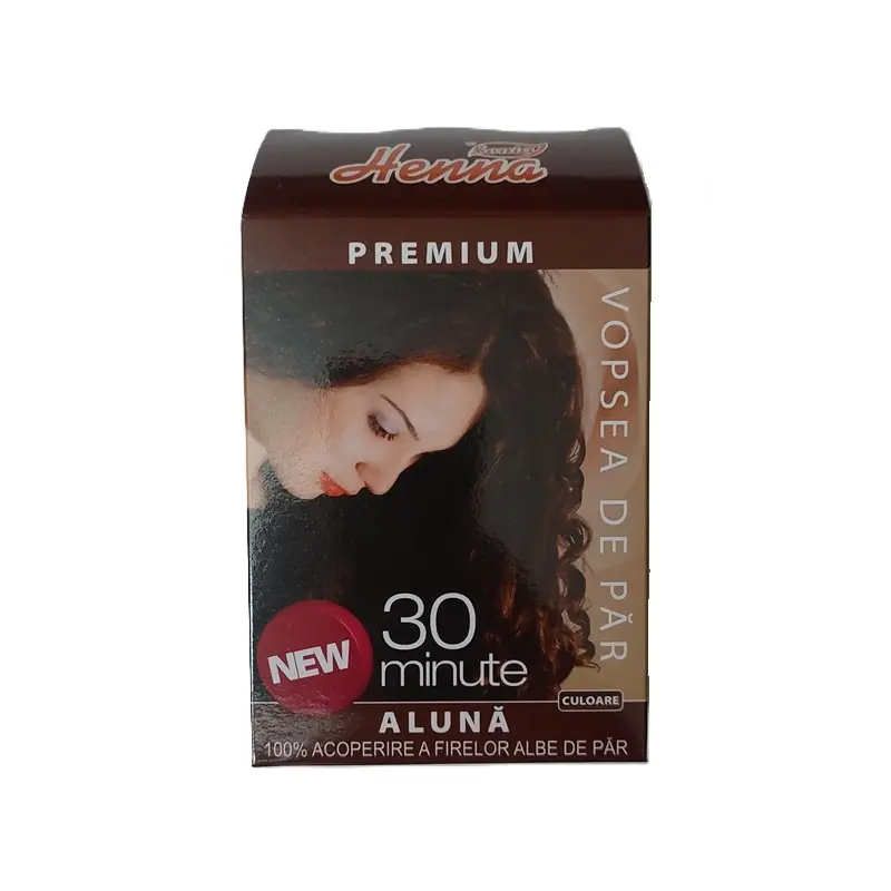 Henna premium alună 60 g – Henna Sonia - Culoare din plante