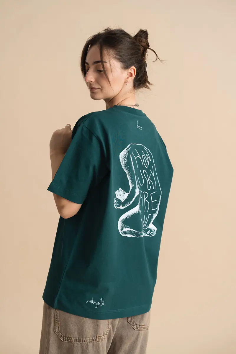 how lucky are we t-shirt, relaxed fit
