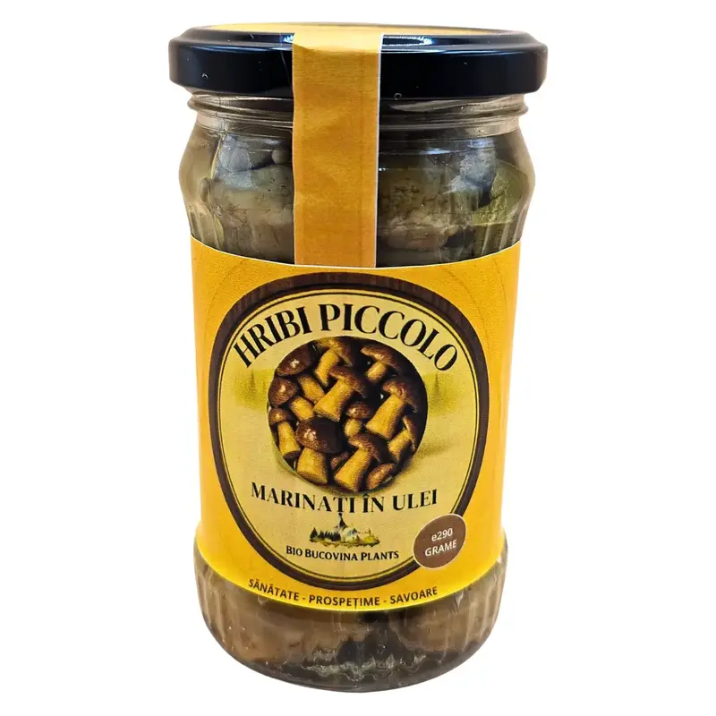 Hribi Piccolo Marinați în Ulei – 290g