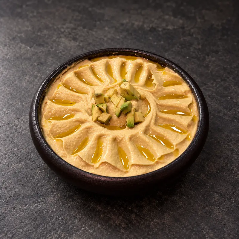 Hummus cu avocado