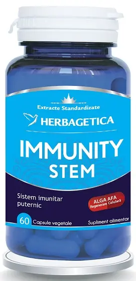 Immunity Stem 60 capsule – Herbagetica - Vitalitate zilnică