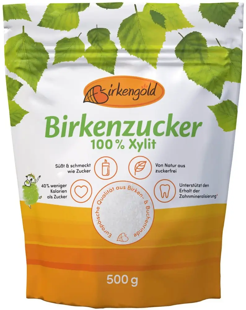Indulcitor 100% xylitol, 500g Birkengold