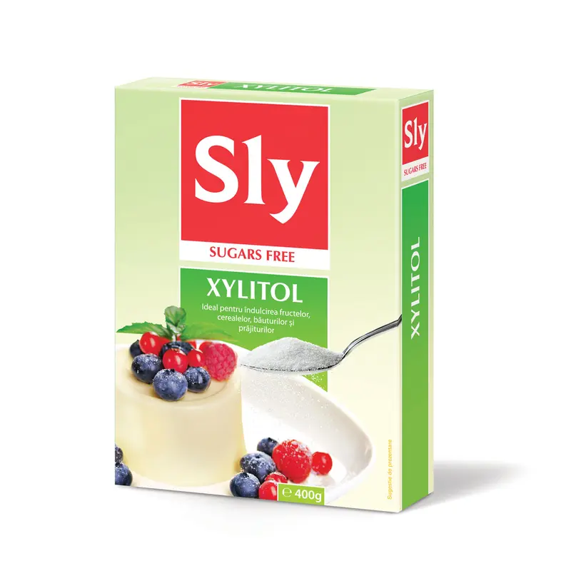 Indulcitor natural Xylitol 400 g – Sly Nutritia