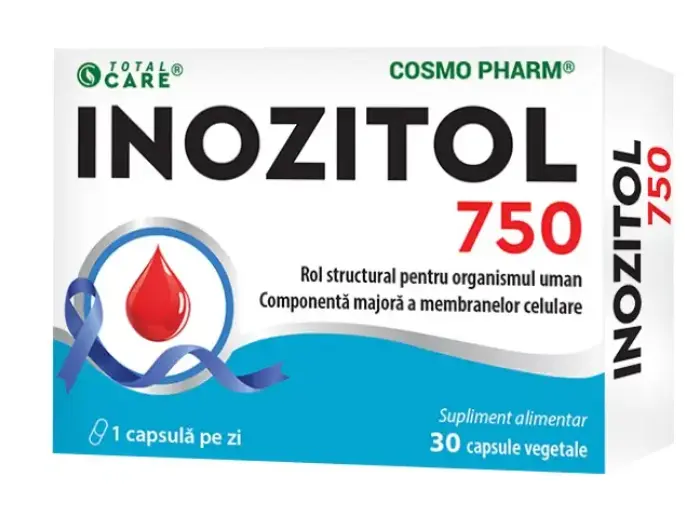 Inozitol 750mg 30cps vegetale Cosmopharm