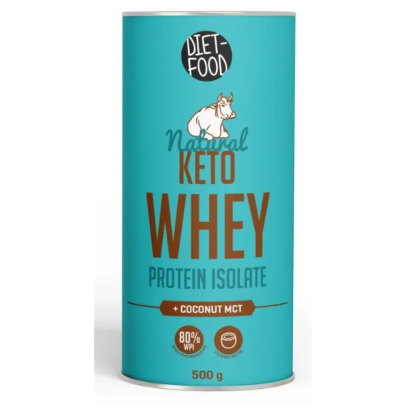Izolat proteic din zer Keto Cocos MCT 500 g Diet-Food