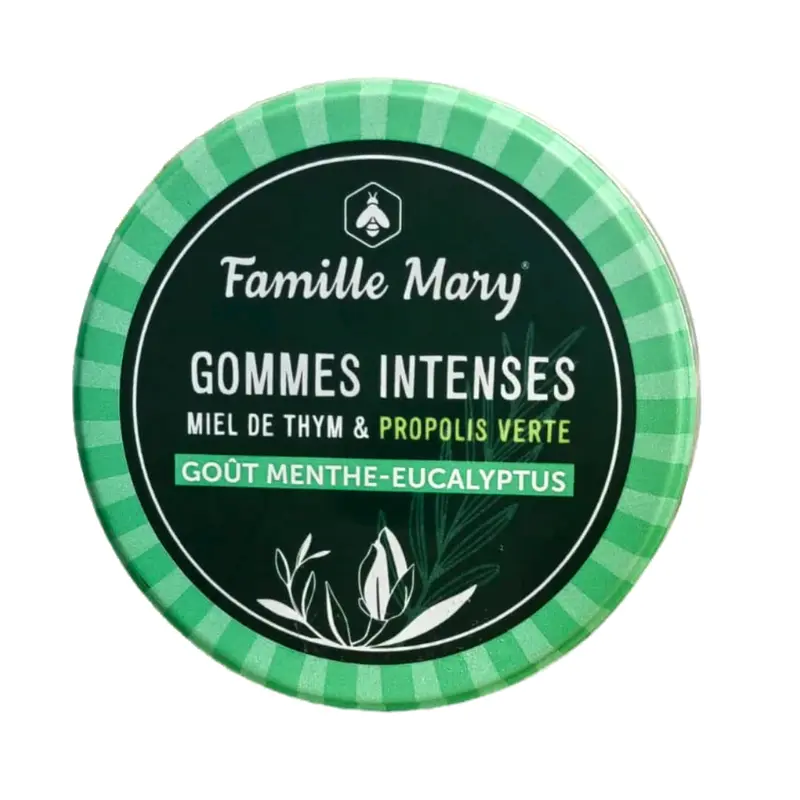 Jeleuri cu miere de cimbru si propolis verde 80g cutie Famille Mary