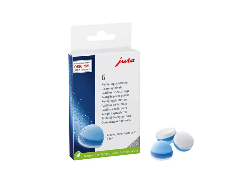 JURA Produse de intretinere Set de 6 pastile de curatare in 3 etape