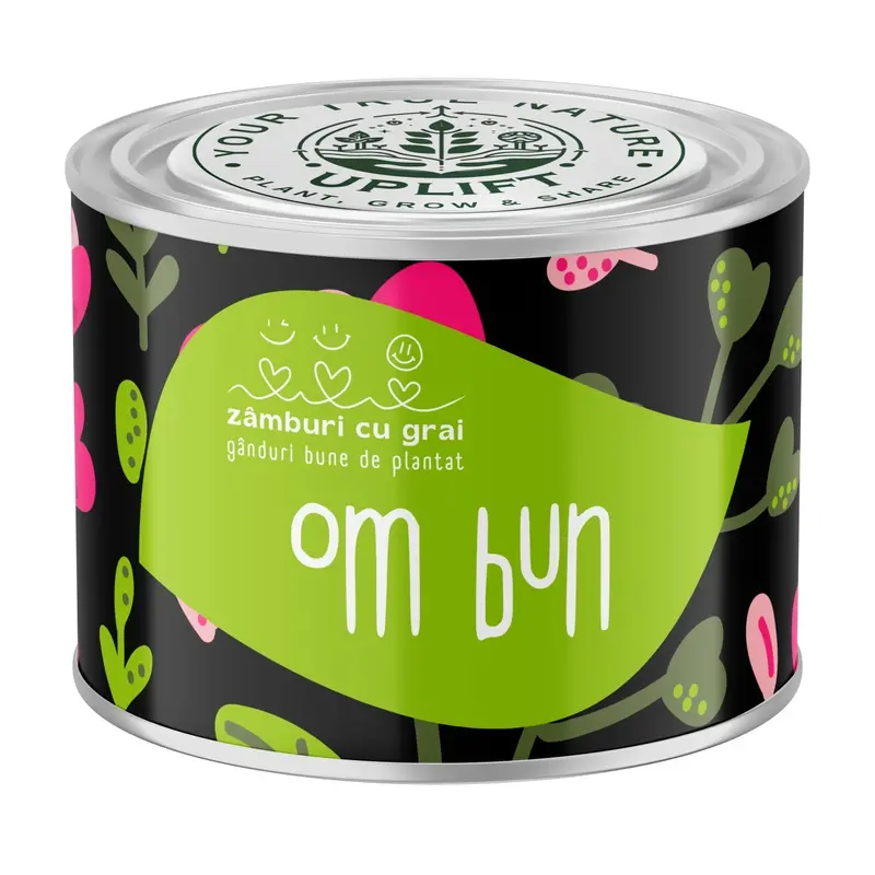 Kit de Grădinărit Urban - „Om bun” | Zâmburi cu Grai