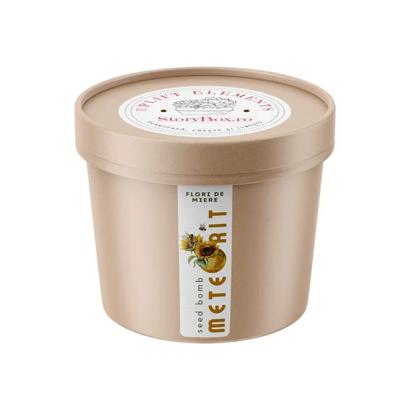 Kit de plantare Uplift, Meteorit cu seminte de flori de miere