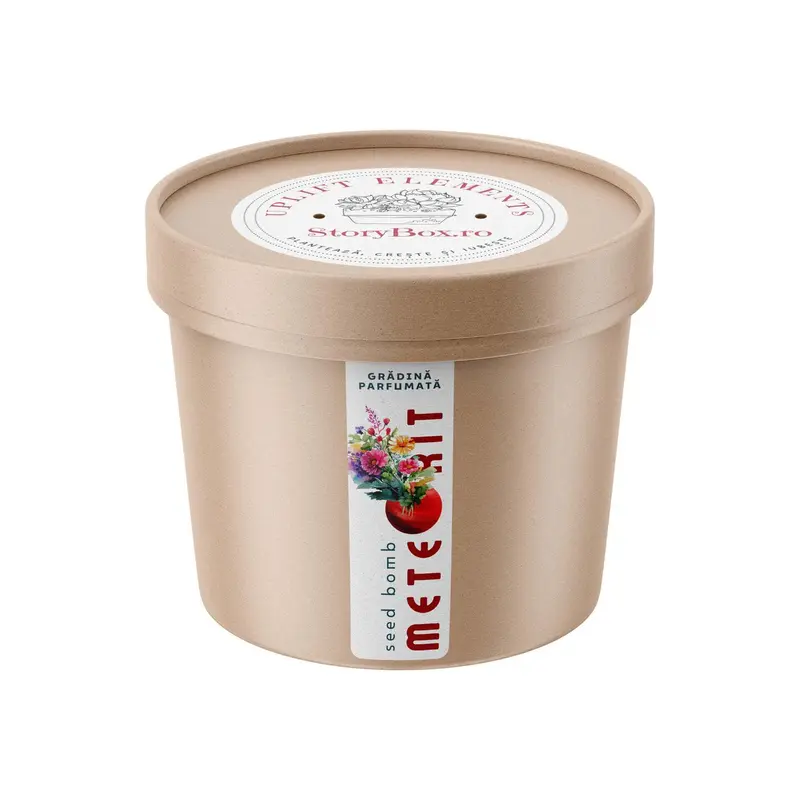 Kit de plantare Uplift, Meteorit cu seminte de flori gradina parfumata