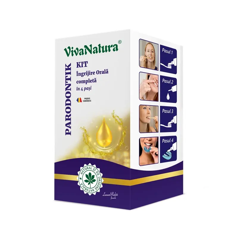 Kit Parodontik îngrijire orală în 4 pași set – VivaNatura