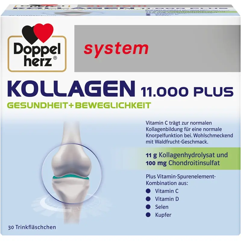 Kollagen 11000 Plus 30 flacoane x 25 ml – Doppel Herz