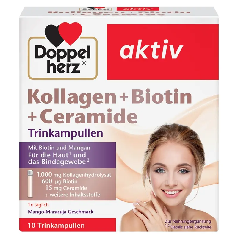 Kollagen + Biotina + Ceramide 10 flacoane x 25 ml – Doppel Herz