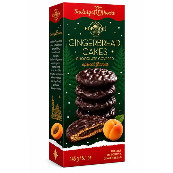 Kopernik turtă dulce cu caise 145g - Ediție de Crăciun