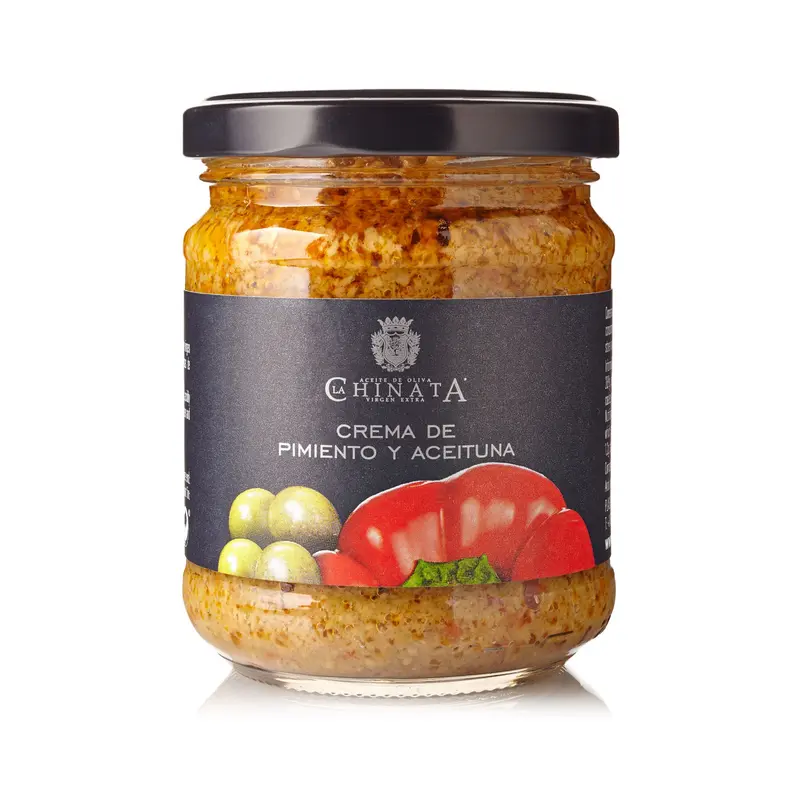 La Chinata cremă de măsline verzi și ardei 180g