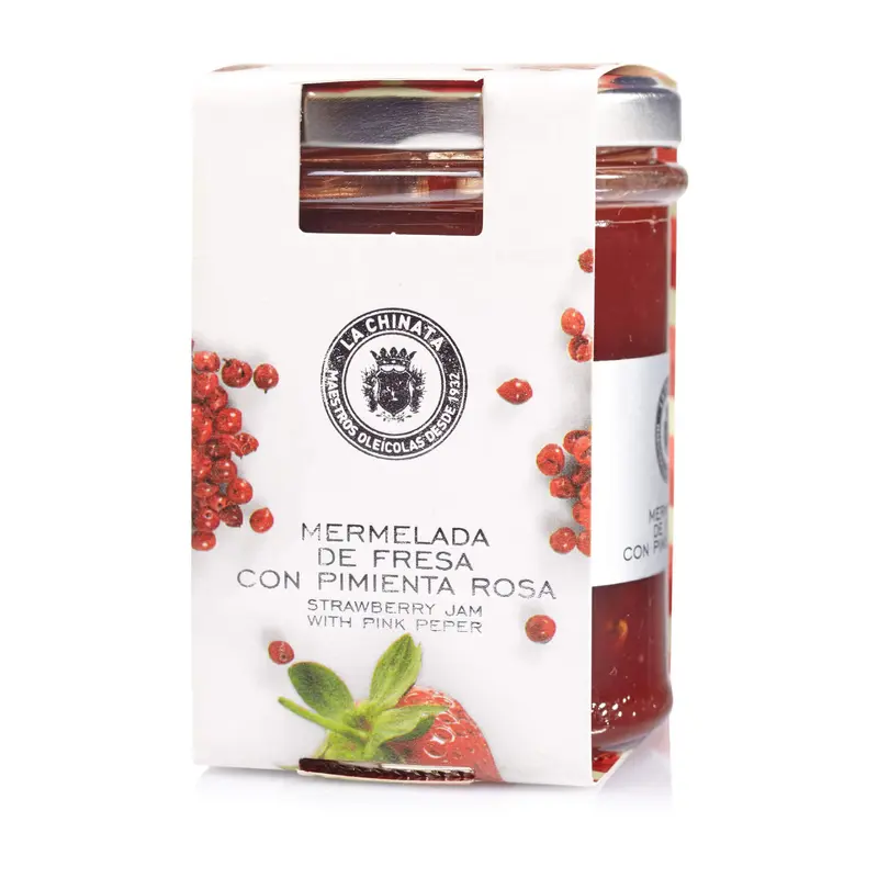 La Chinata gem de căpșune cu piper roz 210g