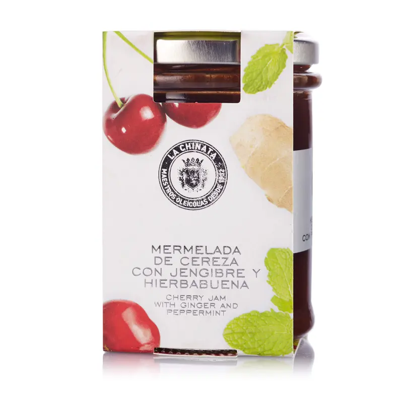La Chinata gem de cireșe cu ghimbir și mentă 210g