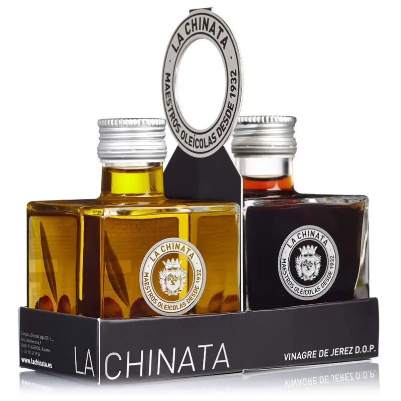 La Chinata Oliviera Cubo pentru ulei de măsline și oțet 2 x 100ml