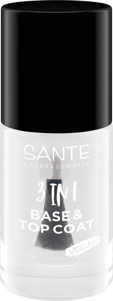 Lac de unghii 3 in 1, baza si top coat, 8ml Sante