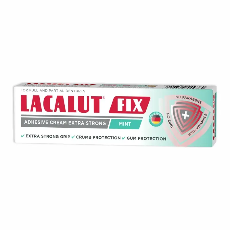 Lacalut Fix Mint cremă adezivă pentru proteze 40 g – Lacalut
