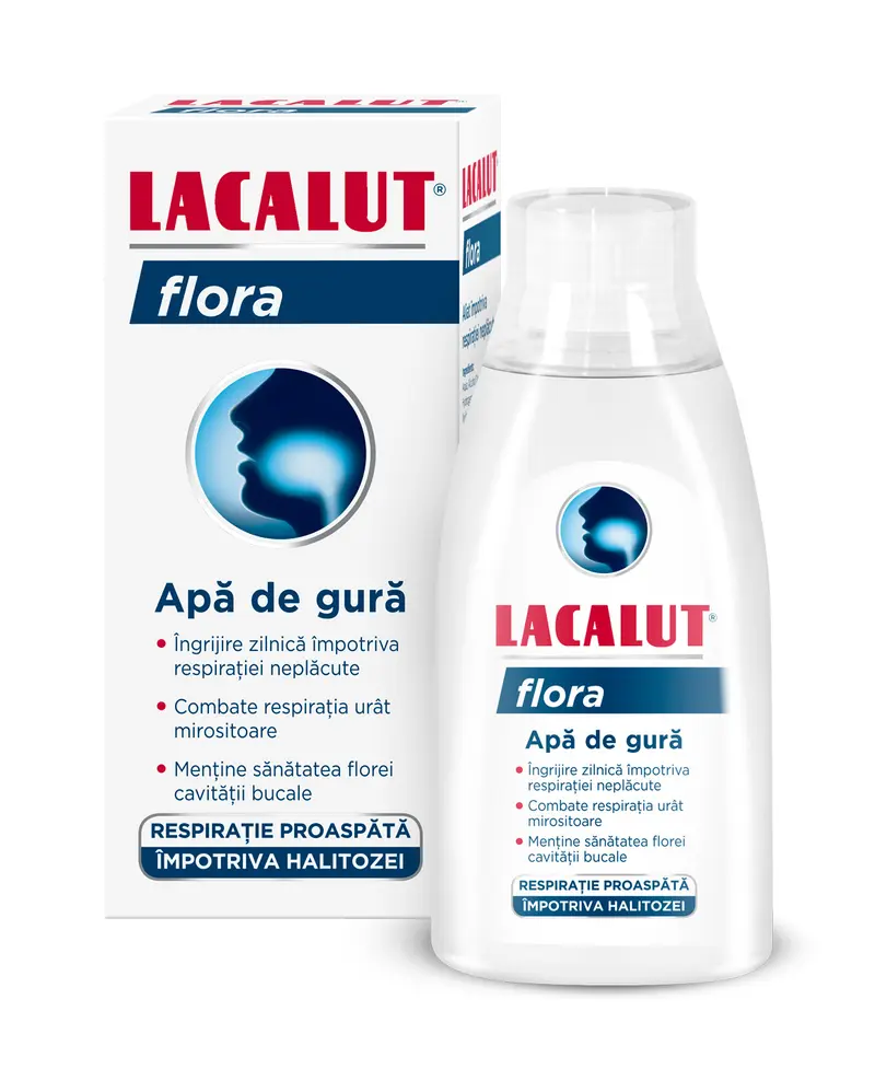Lacalut Flora apă de gură 300 ml – Lacalut - Zâmbet curat
