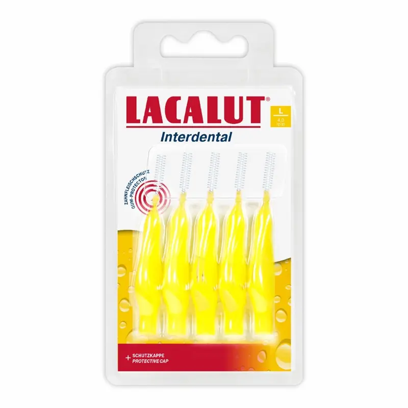 Lacalut periuțe interdentare L 4 mm, 5 buc – Lacalut