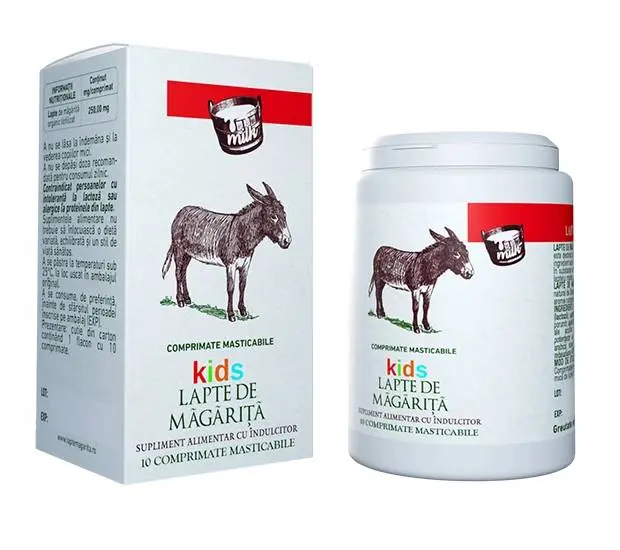 Lapte de magarita Kids 10cpr Sintofarm
