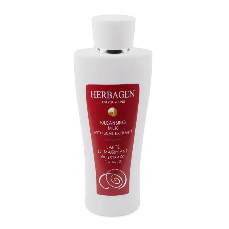 Lapte demachiant cu extract de melc 200 ml – Herbagen